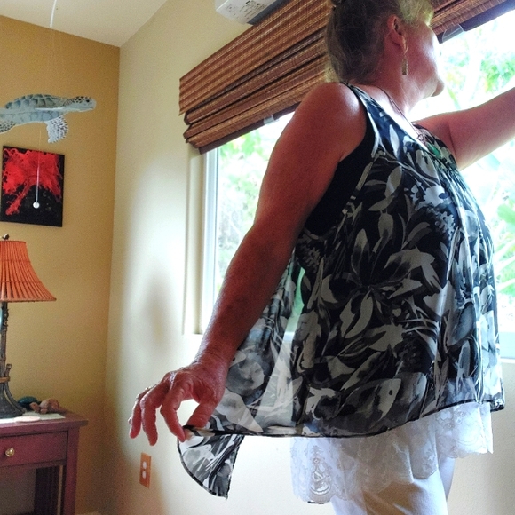 Karen KaneTank Tunic top - Picture 1 of 4